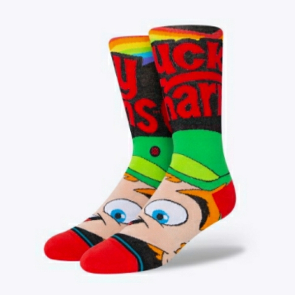 (New) Lucky Charms Cereal Crew Socks - Picture 1 of 4